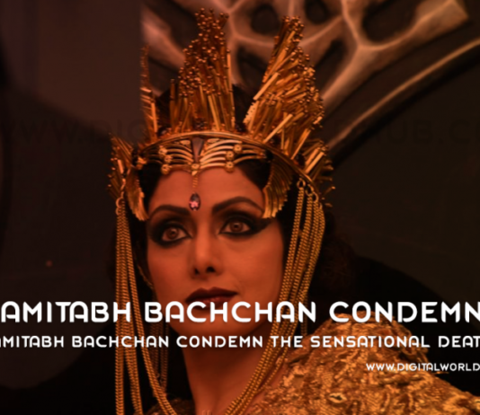 Amitabh Bachchan Condemn The Sensational Death