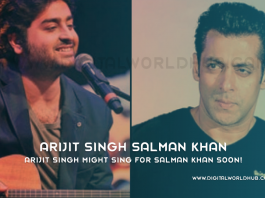 Arijit Singh Might Sing For Salman Khan Soon
