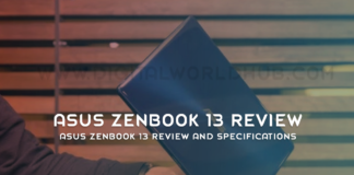 Asus ZenBook 13 Review And Specifications