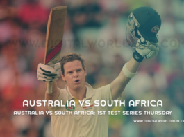 Australia vs South Africa 1st Test series Thursday