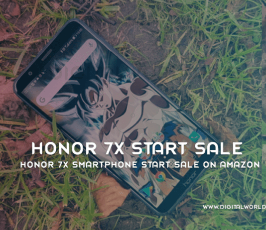 Honor 7X Smartphone Start Sale On Amazon