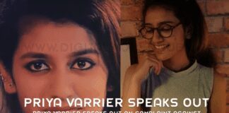 Priya Varrier Speaks Out On Complaint Against