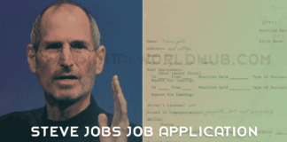 Steve Jobs Job Application Going On Sale