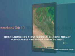 Acer Launches First Google Chrome OS Tablet
