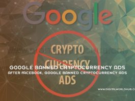 After Facebook Google Banned Cryptocurrency Ads