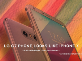 LG G7 Smartphone Looks Like iPhone X