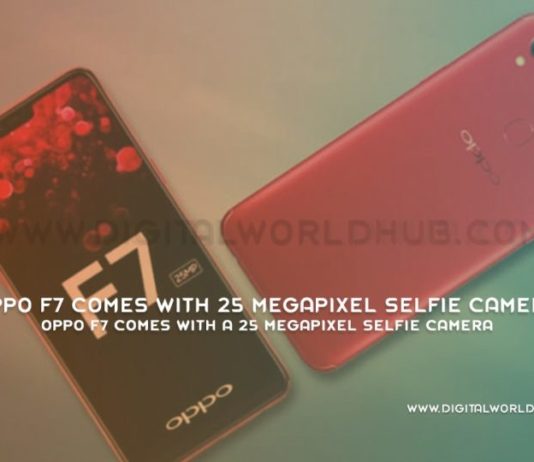 Oppo F7 Comes With A 25 Megapixel Selfie Camera