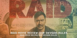 Raid Movie Review Ajay Devgan Rules