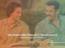 Salman Khan Proudly Announces