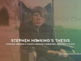 Stephen Hawkings Thesis Crashes Cambridge Universitys Site