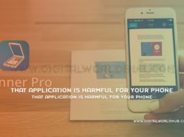 That Application Is Harmful For Your Phone