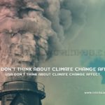USA Dont Think About Climate Change Affect