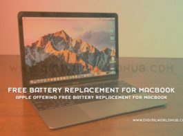 Apple Offering Free Battery Replacement For MacBook