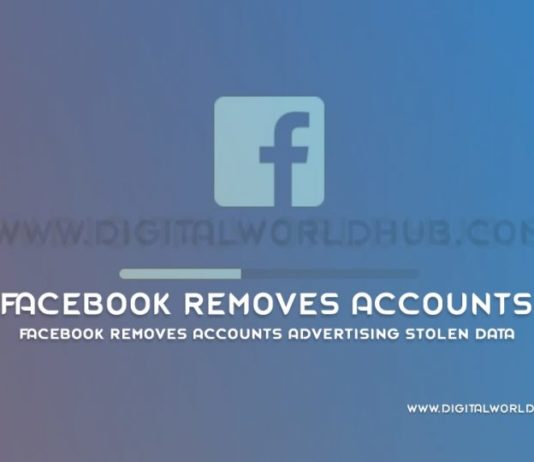 Facebook Removes Accounts Advertising Stolen Data