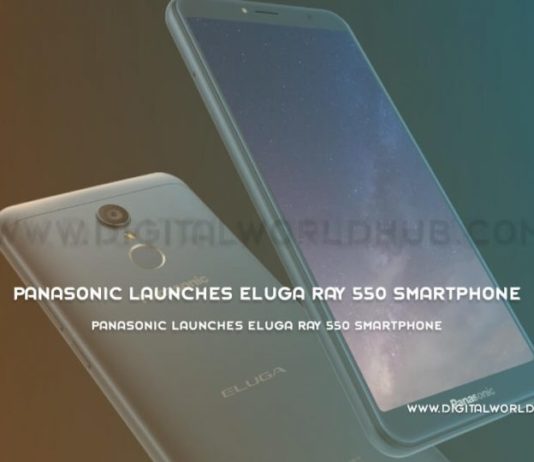 Panasonic Launches Eluga Ray 550 Smartphone