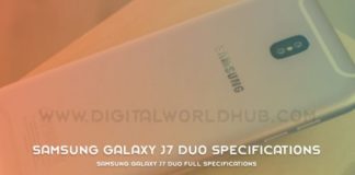 Samsung Galaxy J7 Duo Full Specifications