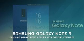 Samsung Galaxy Note 9 Comes With Exciting Features