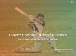Top 10 Lowest Score In Test History