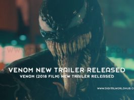 Venom 2018 film New Trailer Released