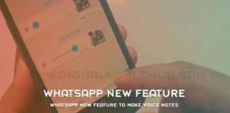 WhatsApp New Feature To Make Voice Notes
