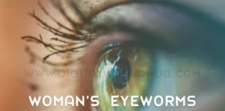 Womans Eye Hosts Dozen Cattle Eyeworms