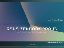 Asus ZenBook Pro 15 with Core i9 CPU
