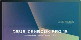Asus ZenBook Pro 15 with Core i9 CPU