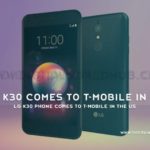 LG K30 Phone Comes To T Mobile In The Us