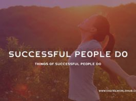 Things Of Successful People Do